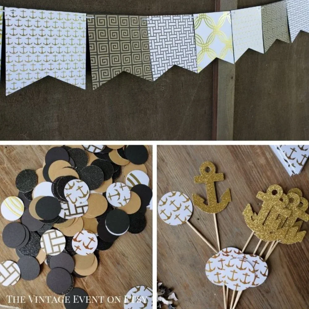 Nautical Bachelorette Party Banner | Bachelorette Party Set
